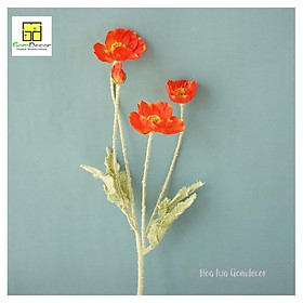 Mua Hoa anh túc giả hoa poppy lụa đẹp cao cấp