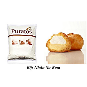 Mua Bột trộn nhân Su Kem Custard Puartos 200gr (tách lẻ gói 1kg)