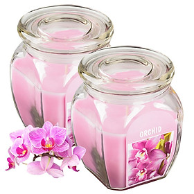Mua Combo 2 hũ nến thơm Bolsius nhập khẩu Châu Âu Orchid 305g - hương hoa lan