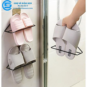 Mua Móc treo dép   giá treo giày dép Tam Giác Sắt gắn tường tiện lợi gọn gàng  giá để dép treo tường tiết kiệm không gian