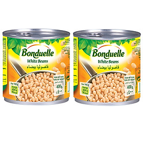 Đậu Trắng White Beans Bonduelle Lốc 2 lon (400g x 2)