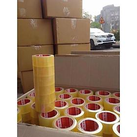 Băng dính 1,4kg 6 cuộn( mua 2 cây tặng1 cắt băng )dính)