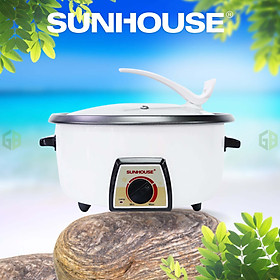 Mua Lẩu điện Sunhouse SHD4521  Công suất 1300W  Dung tích 3 lít  Hàng chính hãng  Bảo hành 12 tháng