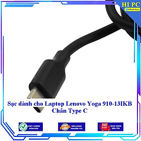 Mua Sạc dành cho Laptop Lenovo Yoga 910-13IKB Chân Type C - Kèm Dây nguồn - Hàng Nhập Khẩu