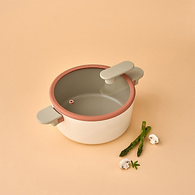 Nồi Chống Dính Suit Bric LocknLock CAC2255IH 22cm, Hàng Chính Hãng, Dùng Được Mọi Loại Bếp - JoyMall