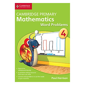 Download sách [Hàng thanh lý miễn đổi trả] Cambridge Primary Mathematics 4: Word Problems DVD-ROM