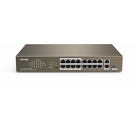 Switch With 16-Port PoE Tenda TEF1118P-16-150W-hàng chính hãng