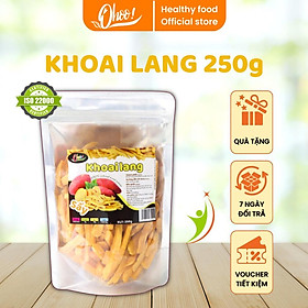 Khoai Lang Vàng Sấy Giòn Ohoo Thơm Ngon Tự Nhiên, Trái Cây Sấy Đồ Ăn Vặt healthy