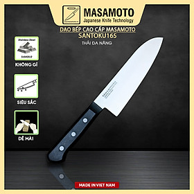 Dao Làm Bếp Đa Năng Masamoto Santoku - MK101