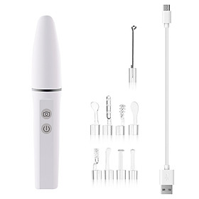 Mini WIFI Endoscope Camera 3.9MM 6 LEDs Three-in-one Interface USB Inspection Ear Nose Visual Health Care with Ear Pick