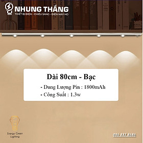 Mua Đèn Led Dán Tủ Decor Cảm Biến L1601 Thân Nhôm Cao Cấp- Dài 20-30-40-60-80CMcm- 3 Chế Độ Ánh Sáng - Điều Chỉnh Độ Sáng - Có Video
