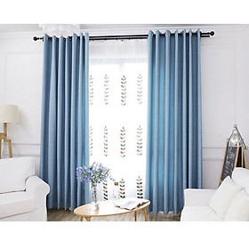 Mua Rèm vải thô  cản nắng 90% - Xanh Ngọc - Cao cố định 3.0m