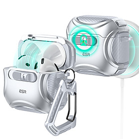 Mua Ốp Case Bao Dành Cho Airpods 4  ESR Cyber FlickLock Case (HaloLock) có Khoá Thông Minh  Sạc từ tính_ Hàng Chính Hãng