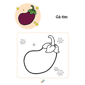 Sách 123 Nào Ta Tô Màu! - Rau Xanh