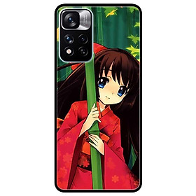 Ốp lưng dành cho Xiaomi Redmi Note 11 Pro 5G ( Bản Nội Địa ) - Anime Cô Gái Kimono Đỏ