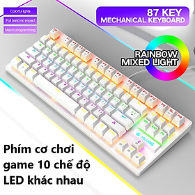 Mua Bàn phím cơ chơi game  Led 10 chế độ khác nhau kiểu dáng gaming cho máy tính laptop pc