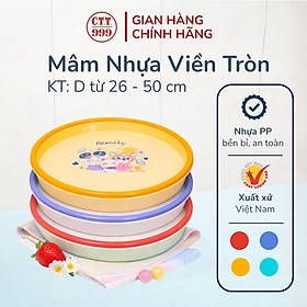 Mâm Nhựa Viền Tròn Chấn Thuận Thành