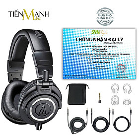 Mua  Màu Đen  Tai Nghe Kiểm Âm Audio Technica M50X - Studio Monitor Headphones Professional ATH-M50X ATHM50X Hàng Chính Hãng