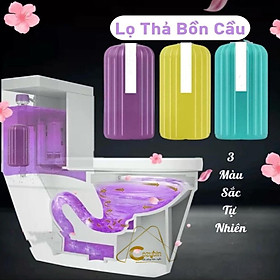 Mua (mẫu mới)Lọ thả bồn cầu hàn quốc lọ tẩy bồn cầu diệt khuẩn khử mùi phiên bản mới với 3 màu sắc tự nhiên