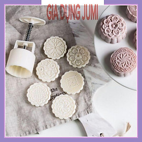 Mua Khuôn làm bánh trung thu khuôn tròn 6 mặt 100g - Khuôn làm bánh tại nhà