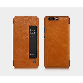 Bao da cao cấp chính hãng Nillkin QIN Series cho Huawei P10+ Plus
