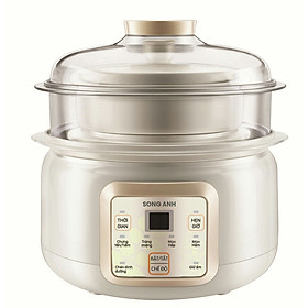 Mua Nồi Nấu Cháo Cách Thủy Và Hấp Song Anh 1.5L - Hàng Chính Hãng