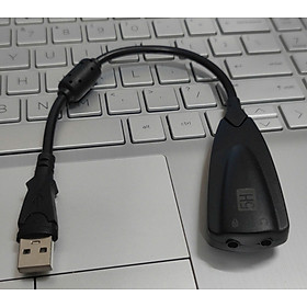 Mua USB Sound Card - Cáp chuyển từ cổng USB ra audio 3.5mm hỗ trợ Mic và Tai Nghe USB Sound Card Âm Thanh Loa Audio Hàng Nhập Khẩu