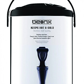 Mua BEONX - Bình ủ trà Bình giữ nhiệt 8L ĐEN - Inox thực phẩm 304 - Màu Đen