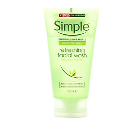 Simple Kind To Skin Refreshing Facial Wash - Sữa Rửa Mặt Dịu Nhẹ Cho Da Nhạy Cảm