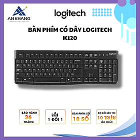 Mua Bàn phím Logitech K120 - Hàng Chính Hãng - Bảo Hành 36 Tháng  Lỗi 1 đổi 1 