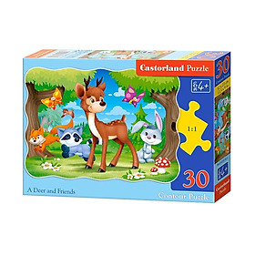 Xếp hình puzzle Nai con bé nhỏ và những người bạn 30 mảnh CASTORLAND B-03570