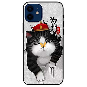 Ốp lưng dành cho Iphone 12 Mini - Iphone 12 - Iphone 12 Pro - 12 Pro Max - mẫu Mèo Cào Nón Đỏ