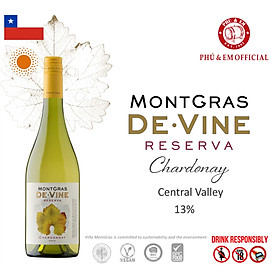 Rượu Vang Trắng Chile MontGras De Vine Reserva Chardonnay