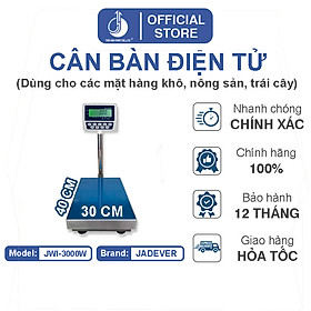 Mua Cân Bàn Điện Tử JWI-3000W - Mặt Bàn Cân 300x400MM