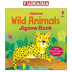 Sách ngoại văn: Wild Animals Jigsaw Book