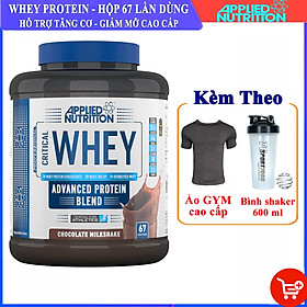 Combo Sữa tăng cơ giảm mỡ CRITICAL WHEY của APPLIED NUTRITION hỗ trợ tăng