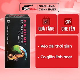 Bao cao su Cá Ngựa 4 in 1 Malaysia - Kéo dài thời gian - Hộp 12 cái