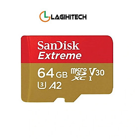 (Giá Hủy Diệt) Thẻ nhớ MicroSDXC SanDisk Extreme A2 - V30 U3 4K Class 10 UHS-I 190MB/s - Hàng Nhập Khẩu