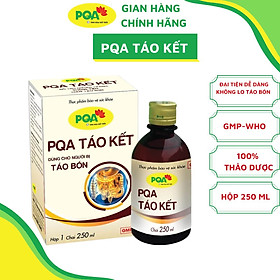 Táo Kết PQA Thành Phần Thiên Nhiên Hỗ Trợ Nhuận Tràng, Thông Tiện, Giảm Táo Bón Hộp 250ml