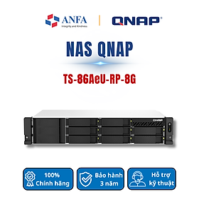 Thiết bị lưu trữ Nas QNAP, Model: TS-864eU-RP-8G-Hàng chính hãng