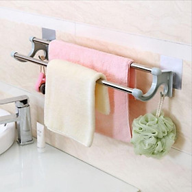 Mua GIÁ TREO KHĂN NHÀ TẮM GẮN TƯỜNG INOX (giao màu ngẫu nhiên)