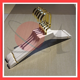 Mua Bộ 10 Móc Treo Áo Bằng Gỗ Sơn Trắng LUXURY