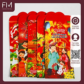 Combo 5 bao lì xì tết in hình cực đẹp, mẫu ngẫu nhiên - FORMEN SHOP - FMCA049