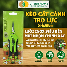 Mua Kéo Cắt Cành GreenHome  D16 5xR4 5cm  Inox  Mũi Nhọn  Siêu Bén  Không Gỉ  Có Khoá An Toàn  Nhiều Màu Lựa Chọn