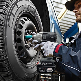 Mua Máy Siết Bulong HITACHI 88V - TẶNG 5 Đầu Khẩu - Không Chổi Than Đầu rỗng Bắt vít Khoan - Pin 10 Cell - Made in Malaysia