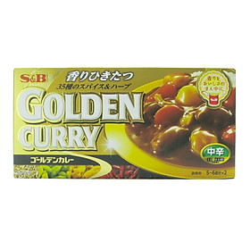 Viên cà ri Golden Curry vị cay vừa 198g 8 viên