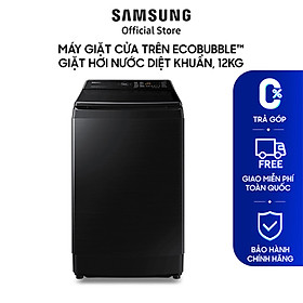 Mua Máy giặt sấy thông minh Samsung AI Ecobubble™ với Bảng điều khiển thông minh 12 kg WA12CG5886BVSV - Hàng chính hãng
