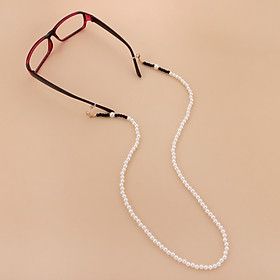 Chuỗi đeo kính hạt châu nhỏ mix màu đen trắng nổi bật đơn giản mà ấn tượng dây giữ khẩu trang chống thất lạc rơi rớt