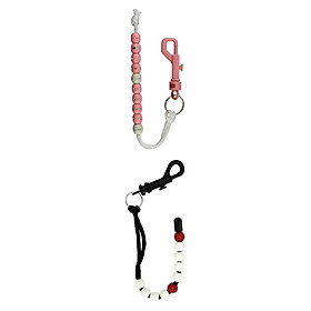 2PCS PROFESSIONAL BEADED GOLF STROKE SHOT COUNTER KEEPER BRACELET with CLIP