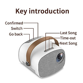 Mua Máy chiếu mini máy chiếu LED hỗ trợ kết nối không dây với điện thoại/máy tính độ phân giải 1080p